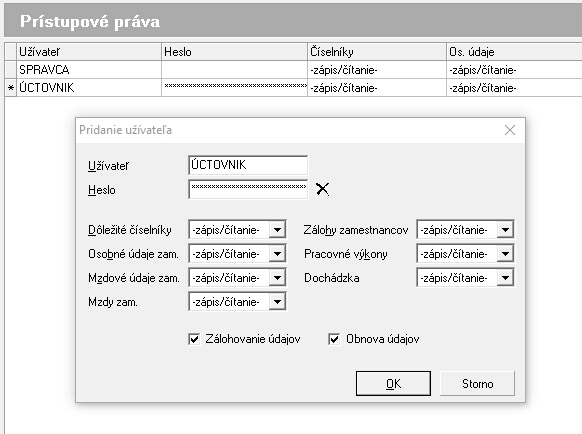 Heslo pouzivatela